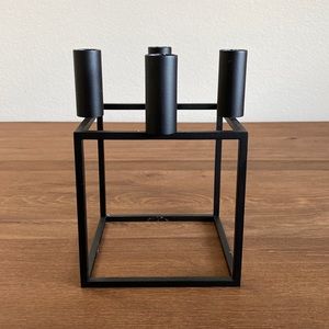 Black By Lassen Kubus 4 Candleholder